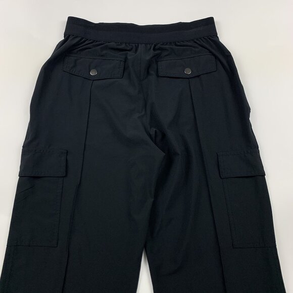 Athleta Black Vienna Cargo Relaxed Straight Leg Pant 4 - Picture 6 of 6
